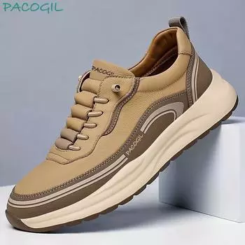 2025 spring and summer new men s shoes one-pedal breathable thick-soled outdoor leisure men s soft-soled sports and leisure shoes 39 чёрный