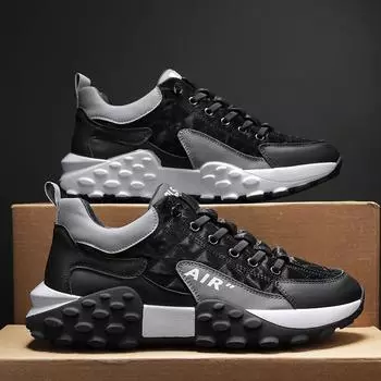 2025 spring and summer new men s shoes platform sports shoes Forrest Gump running casual men s shoes trendy and comfortable sports shoes 39
