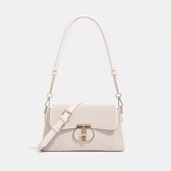 2025 spring and summer new niche high-end diamond underarm bag fashion baguette bag portable shoulder crossbody small square bag синий