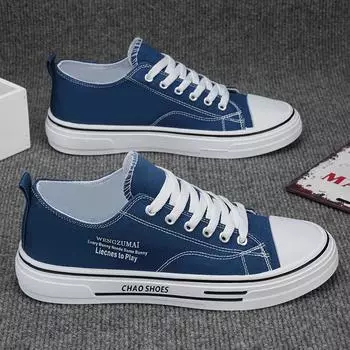 2025 Spring Breathable Versatile Student Classic Cloth Shoes Casual Canvas Shoes Youth New Flat-bottomed Sports Board Shoes 39