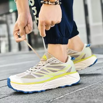 2025 spring large size men s shoes light and breathable casual outdoor sports trendy shoes fashion cushioning running shoes men 39