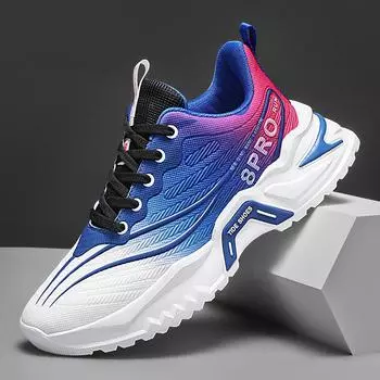 2025 spring men s shoes large size platform Guochao sports shoes lightweight running shoes teen student sports shoes 39