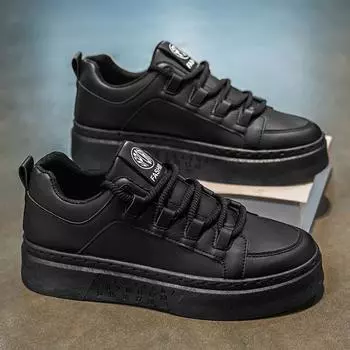 2025 spring men s shoes new breathable little white shoes men s trendy versatile platform sports shoes casual board shoes men 39