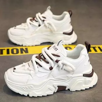 2025 spring men s shoes new breathable shoes men s trend versatile inner heightening sports shoes casual dad shoes men s 39