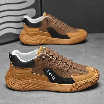 2025 spring new board shoes men s casual shoes fashion single shoes versatile trend shoes sports young men s shoes 39