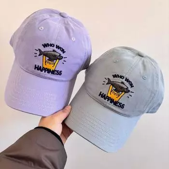 2025 spring new cartoon cat baseball cap children cute sweet fashion soft top cap M56-58cm бежевый