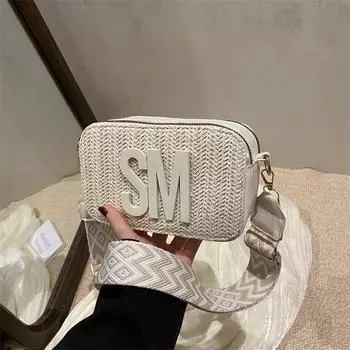 2025 spring new casual small square bag trend fashion simple foreign style shoulder messenger bag women хаки