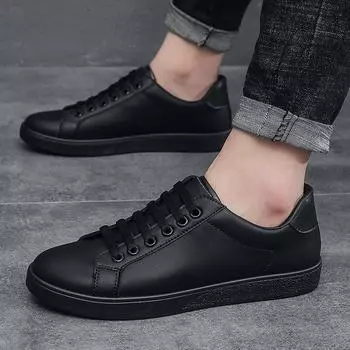 2025 spring new fashion board shoes young students white shoes men s shoes Korean version casual shoes trendy single shoes 39