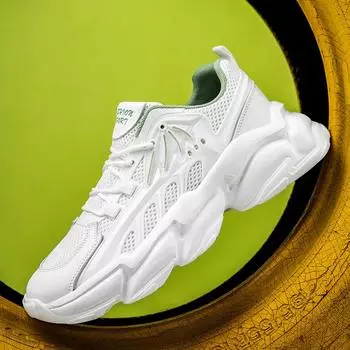 2025 spring new fashion trend platform dad shoes ins Hong Kong style student shoes wear-resistant heightening sports shoes men 39