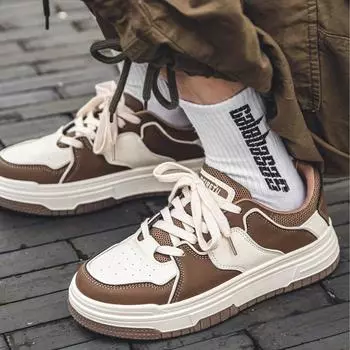 2025 spring new Internet celebrity shoes men s ins trendy versatile niche students American board shoes platform sports shoes men 39