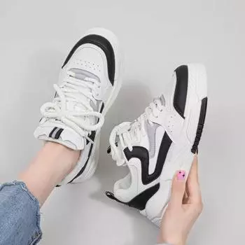 2025 spring new macaron casual shoes platform women s little white shoes color matching board shoes female student shoes 36