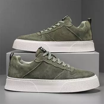 2025 spring new men s board shoes comfortable platform versatile casual fashion men s shoes breathable wear-resistant student shoes 39