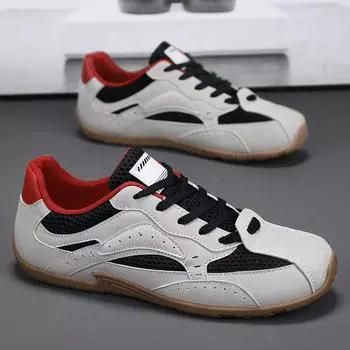 2025 spring new men s low-top thin-soled Forrest Gump tide mesh casual shoes live broadcast versatile sports driving men s shoes 39