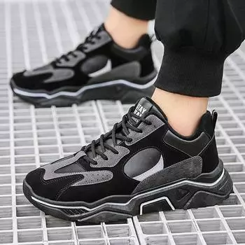 2025 spring new men s shoes fashion trendy shoes men s Korean version trendy sports and leisure shoes versatile low-top men s single shoes 39