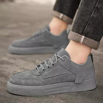 2025 spring new men s shoes low-top street trendy shoes student shoes versatile boys sports and leisure shoes sub-board shoes 39
