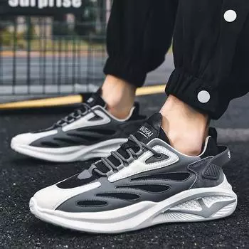 2025 spring new men s shoes versatile casual student shoes sports running men s shoes 39 белый