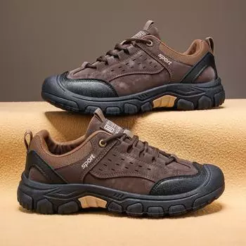 2025 spring new outdoor leisure men s large size sports shoes lace-up men s shoes low-top breathable British shoes 39