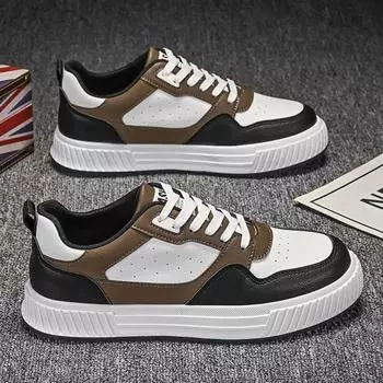 2025 spring new trend board shoes men s versatile platform fashion men s shoes casual shoes Korean version breathable shoes 39