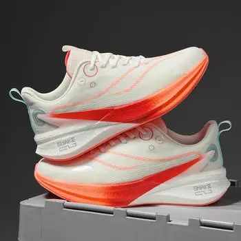 2025 spring running shoes Year of the Snake limited men s spring new carbon board running shoes children s lightweight shock-absorbing sports 33