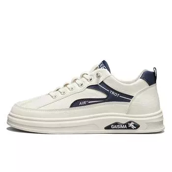 2025 Spring/Summer New Trend: Breathable Little Whiteboard Shoes, Men s Shoes, Casual Sports, Men s Leather Shoes, Flat Soles, Versatile Fashion Shoes 39