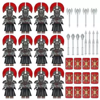 2025 Средневековый Рыцарь Римские Солдаты Военный Рим Пехота Центурион Набор Мини Фигурки Аксессуары Кирпичные Строительные Блоки Игрушка 4.5cm