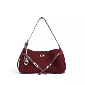 2025 Сумка женская подмышечная и через плечо из матовой кожи - Универсальная дорожная маленькая квадратная сумка