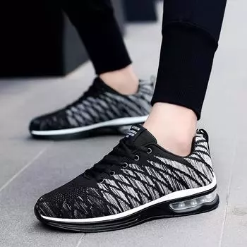 2025 summer casual shoes couple shoes breathable running shoes sports shoes men s shoes mesh shoes 36 черный серый