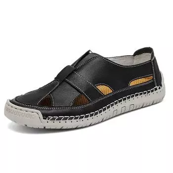 2025 summer hole sandals women s casual shoes breathable couple casual beach shoes women s large size shoes 36