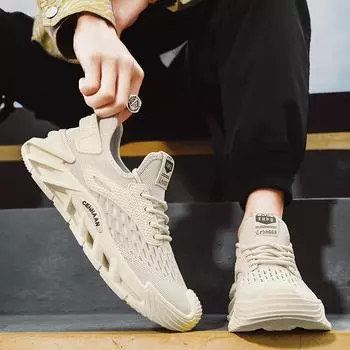 2025 summer large mesh shoes men s shoes new non-slip and wear-resistant trendy fashion versatile casual lightweight breathable sports shoes 39