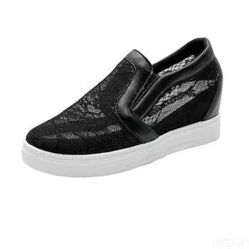 2025 Summer Mesh Shoes Women s casual thick soled lazy shoe Breathable white Sneakers lightweight ladies vulcanized shoes Mujer 35