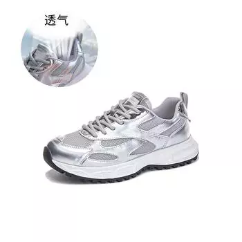 2025 summer new dad shoes women s platform breathable sports shoes women s casual versatile shoes children increase women s shoes tide 35
