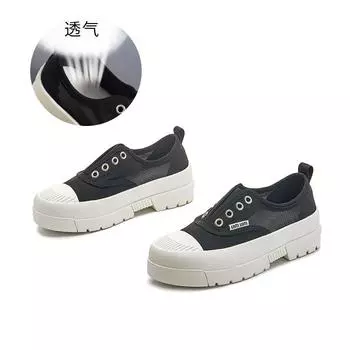 2025 summer new fisherman shoes women s versatile casual single shoes women s platform mesh white shoes women s breathable women s shoes tide 35