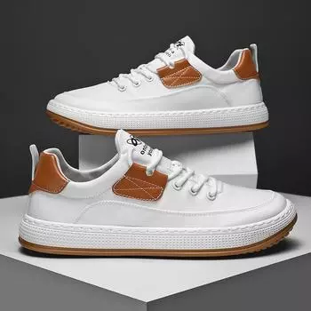 2025 summer new four-season ice silk cloth breathable men s Korean version men s casual fashion trend youth sports shoes 39