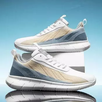 2025 summer new lightweight thick-soled wear-resistant casual shoes low-top breathable sports shoes versatile trend running shoes men 39