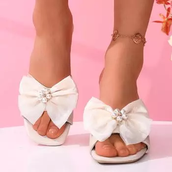 2025 summer new open-toed high-heeled slippers women wear women s foreign trade large size fairy wind summer beach cool slippers 35