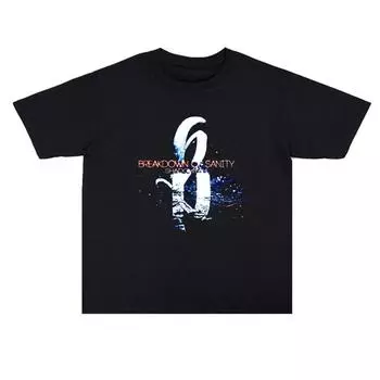 2025 Summer Rock Breakdown of Sanity Band Printed Cotton Men s and Women s T-shirt High Quality Short Sleeve Men Tee S