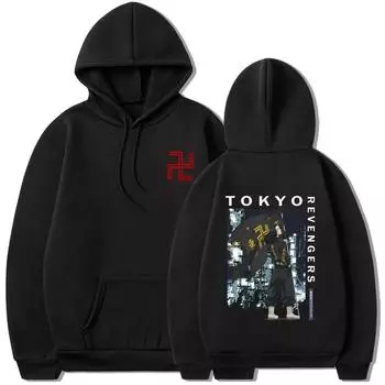 2025 Tokyo Revengers Anime Hoodie - Unisex Long-Sleeve Sweatshirt for Autumn and Winter M
