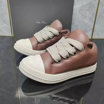 2025 Top quality thick bottom Coffee Bread Low-cut Casual Shoes Super Soft Lambskin Student Shoes Simple and Versatile. 36