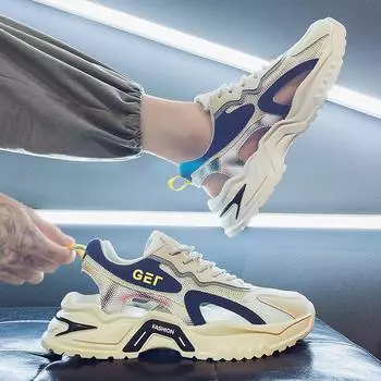 2025 трендовые тапочки сандалии римские туфли двойного назначения летняя новая мужская обувь крутые полые пляжные туфли крутые тапочки мужские 39