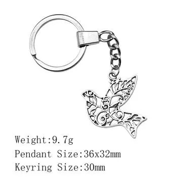 2025 трендовый брелок для ключей на телефон бабочка птица брелки дешевые милые вещи брелок для автомобиля A50-1pcs-22x18mm