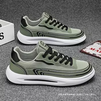 2025 trendy new summer one-pedal men s shoes youth comfortable sports shoes ice silk mesh breathable casual shoes 39