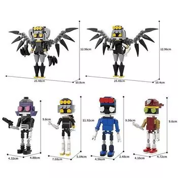 2025 Убийственные дроны 3D Детский блочный пластиковый игровой конструктор для подростков и детей