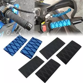 2025 Universal Non-slip Rubber Grip Glove Motorcycle Handle Cover Deformable Heat Shrinkable Grip Cover Sleeve Handlebar Covers