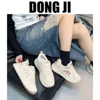 2025 Весна Forrest Gump Shoes Женские Новые Платформы Папины Туфли Дышащие Кроссовки Легкие Повседневные Кроссовки Немецкие Кроссовки 35