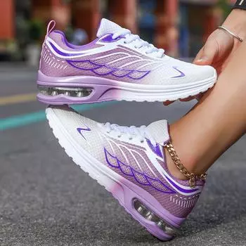 2025 Весна и Осень сетчатая дышащая подкладка большого размера 42 женская обувь легкая спортивная обувь для отдыха одинарная обувь для путешествий 35 чёрный