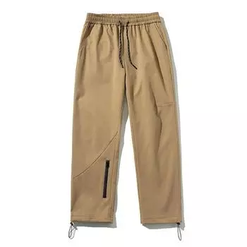 2025 Весна Лето Мужские Ретро Тонкие Брюки Карго Модные Свободные Прямые Повседневные Брюки Мужские Походные Тренировочные Уличные Брюки 4XL хаки