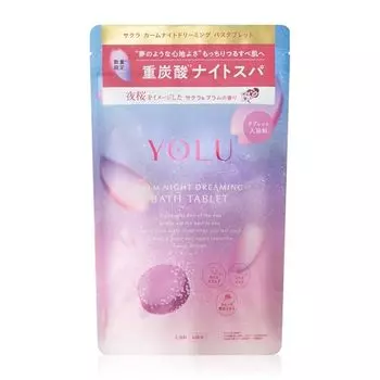[2025 Весна Лимитед] Таблетки для ванны YOLU Соль для ванны Успокоение Ночные грезы 6 шт.