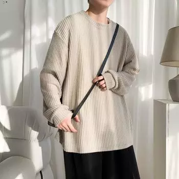 2025 Весна Мужские футболки Мужские однотонные топы Мужские футболки Базовые простые футболки Женские футболки Нижнее белье 2XL абрикосовый