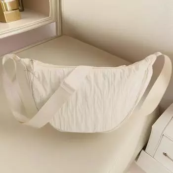 2025 Весна Новый Стиль Кроссбоди Ins Девушка Повседневная Цепочка Сумка-Пельмени хаки