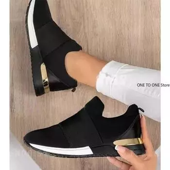 2025 Vulcanize Shoes Кроссовки Женская обувь Женские кроссовки Slip-On Однотонные женские спортивные сетчатые повседневные туфли для женщин 35 зелёный